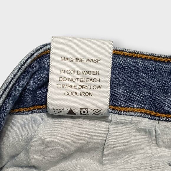 Judy Blue Parkersburg Mid Rise Dad Straight Jean Sz 15/32 Light Wash Distressed - Picture 9 of 16